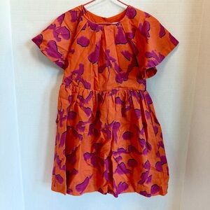 Reiss Orange and Purple Kids Casual Dress lightly used